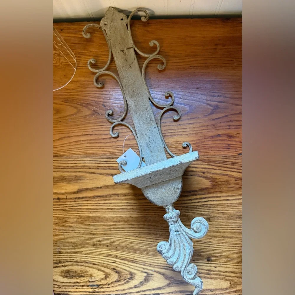 Decorative Wall Sconce with Glass Holder NWT